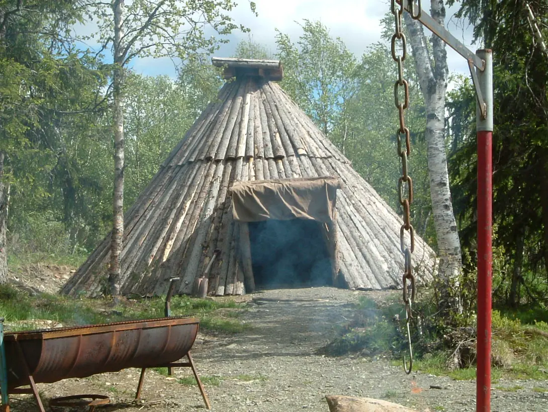 Lavvo ved Bamselitjern