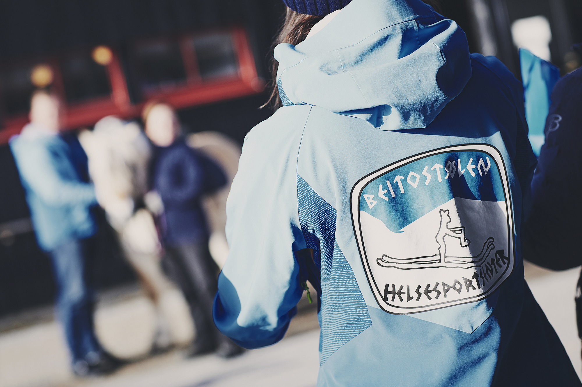 Jakkerygg med logoen til Beitostølen Helsesportsenter