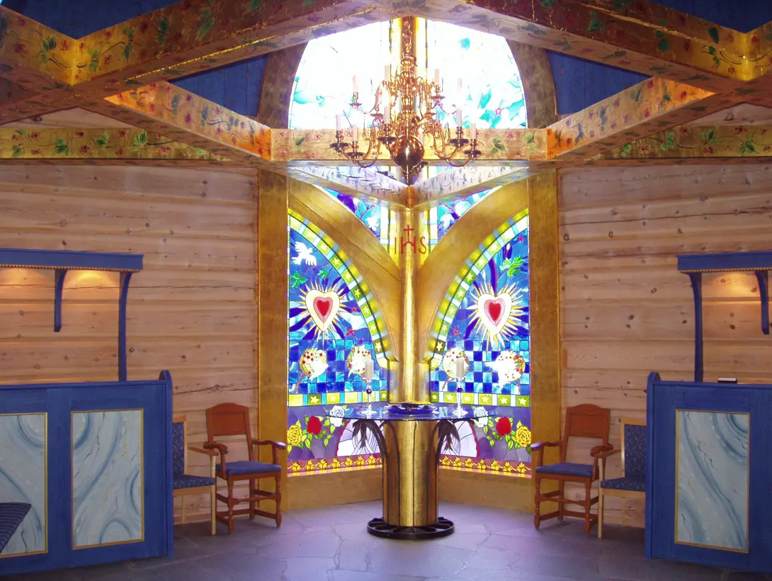 Interiør fra Lyskappelet