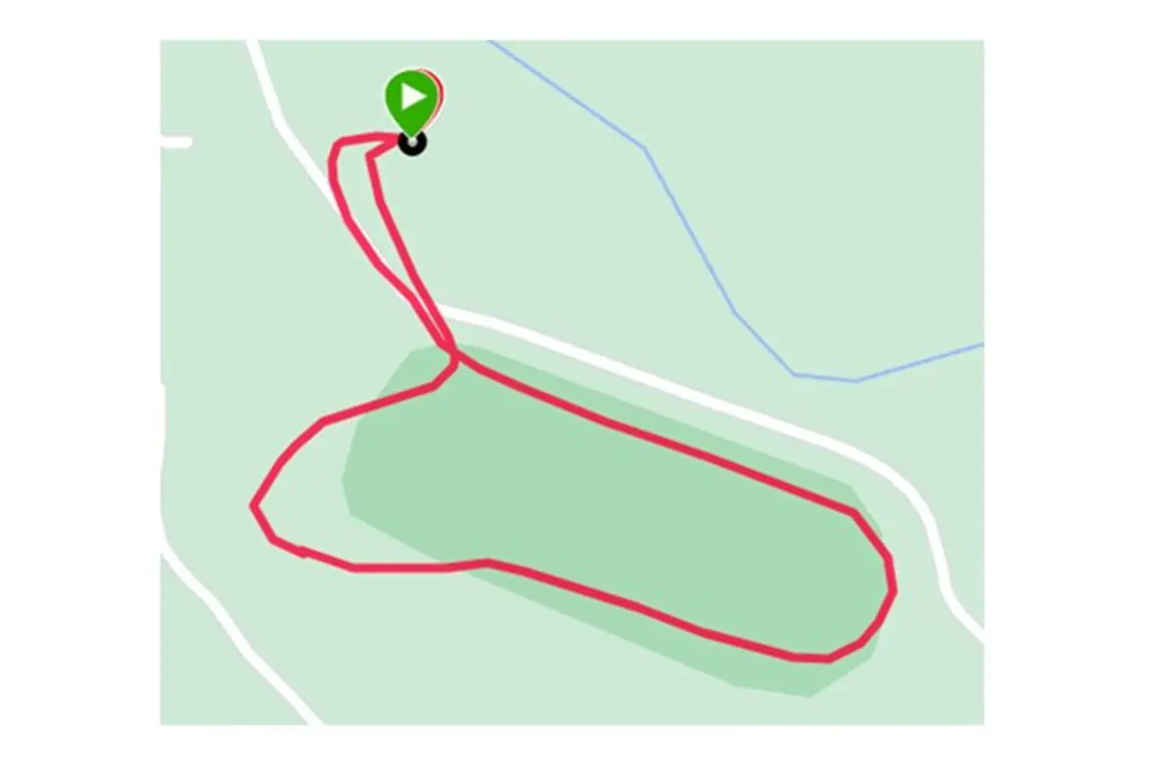 Kart over den grå potestien