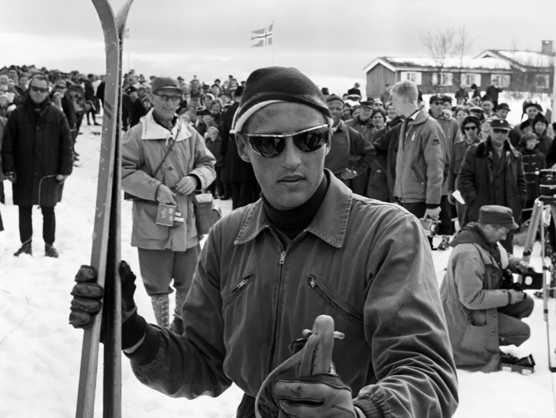 Kronprins Harald deltok i det første Ridderrennet i 1964. Foto: Ivar Aaserud/NTB